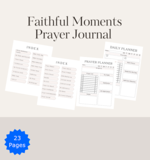 Faithful Moments: A Daily Prayer & Reflection Journal