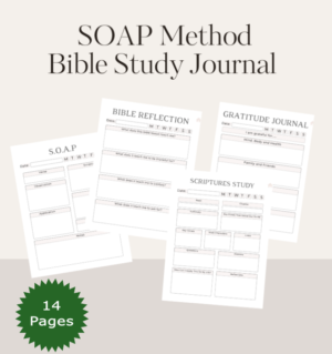 SOAP Method Bible Study Journal